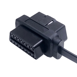 AOTAI-Câble plat d'extension adaptateur RS232 série VGA DB9 mâle vers OBD2 M/F pour les diagnostics de voiture - Product Image 4
