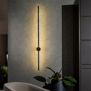 <span class=keywords><strong>Aden</strong></span> integrato lampada da parete a LED sabbia nera in alluminio LED Morden decorazione soggiorno telecomando in metallo caldo Led luce da parete - Product Image 1