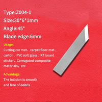Mesin Pemotong Komputer Seri AOL Pisau Karbida Tungsten CNC Cutter Pisau Osilasi C045b T131 VC001 XQW02 Y022a Z016a