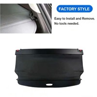 Cache-bagages intérieur pour BMW X3 2002-2009 Accessoires intérieurs de coffre de voiture Cache-bagages de coffre rétractable