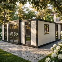 Casa Contenedor Prefabricada de Rápida Construcción, Expandible, de 40 Pies o 20 Pies, 5 Dormitorios, en Venta, Casa Móvil