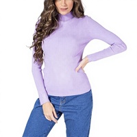 Suéter de Invierno de Alta Calidad para Mujer, 100% Algodón, Bordado, Diseño Personalizado, Logotipo Frontal, Estilo Casual, 300 GSM, Exportación