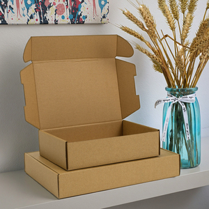 Handmade Spot Kraft hộp giấy có thể gập lại máy bay đính bao bì bánh hộp mỹ phẩm - Product Image 2