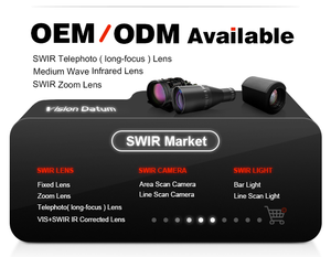 เลนส์เทเลโฟโต้ SWIR แบบ C-mount ระยะไกล 400 มม. 900-1700 นาโนเมตร สำหรับการรักษาความปลอดภัยชายแดน - Product Image 6