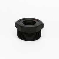 Adaptador Camlock de PP de 2 pulgadas macho a 1 1/4 pulgadas hembra, Conexión Rápida Roscada para Manguera de Tanque IBC