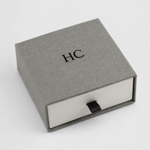 Boîte à bracelet de luxe personnalisée, boîte cadeau rigide avec tiroir, insert en velours, estampage à chaud, logo personnalisé, vente en gros - Product Image 4