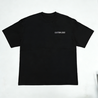 T-shirt à col rond et manches courtes, motif peint à la main, sportif, respirant, en mousseline de coton 100% extensible, unisexe, coupe classique, 240g