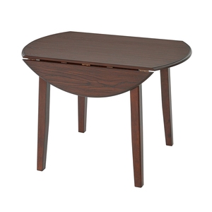 <span class=keywords><strong>Tavolo</strong></span> da Pranzo <span class=keywords><strong>Rotondo</strong></span> Allungabile, Pieghevole in Legno con Dimensioni Regolabili e <span class=keywords><strong>Design</strong></span> Salvaspazio - Product Image 4