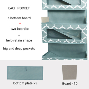 2020 Vải Bền Cao Cấp Trên Cửa 4 Túi Treo Lưu Trữ Tổ Chức Với Cửa Sổ Rõ Ràng - Product Image 5