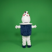 Costumes de mascotte de crème glacée personnalisés de haute qualité de la marque Blue Sky pour les expositions alimentaires