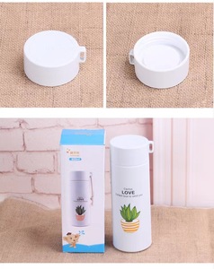 كوب زجاجي جديد سميك للبيع بالجملة، زجاجة مياه مع ماصة وغطاء سيليكون واقٍ وغطاء من الخيزران وشعار مخصص للمدرسة - Product Image 3