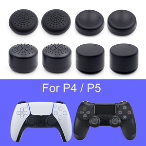 ฝาครอบจอยสติ๊กคอนโทรลเลอร์ PS4 PS5 ชุด 8 ชิ้น ฝาครอบซิลิโคนป้องกันแบบสูงต่ำสำหรับคอนโทรลเลอร์เกม - Product Image 2