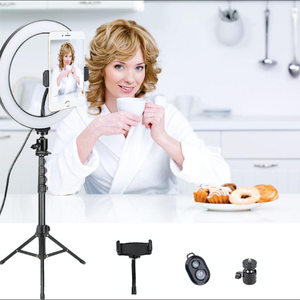 Universal Selfie regulable Led anillo <span class=keywords><strong>de</strong></span> luz <span class=keywords><strong>de</strong></span> relleno con soporte del trípode para el maquillaje tik <span class=keywords><strong>tok</strong></span> Video en vivo - Product Image 4