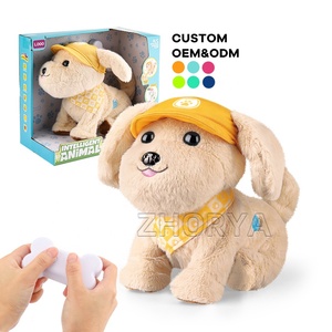 Zhorya Kids Pretend Play Toys Animales de peluche Soft Electronic Rc <span class=keywords><strong>Dog</strong></span> Pet Toy Plush Pet con música - Product Image 1