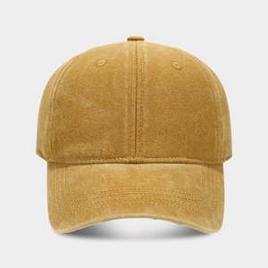 Vente en gros en stock casquettes de baseball en coton lavé de haute qualité chapeaux personnalisés réglables casquette de baseball brodée 3D pour hommes - Product Image 3