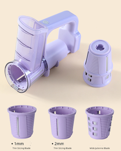 Không dây điện salad các nhà sản xuất pho mát Slicer shredders với 3 hoán đổi cho nhau Cutter và cơ sở cho các loại rau và trái cây - Product Image 5