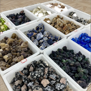 Venta al por mayor de piedras preciosas mixtas de cristal piedras en bruto precio barato curación espiritual natural para manualidades de decoración del hogar - Product Image 2