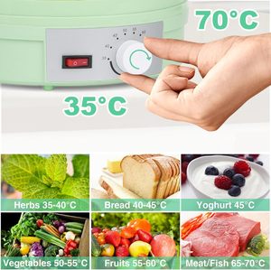 Déshydrateurs à usage domestique Fruits et légumes <span class=keywords><strong>Appareil</strong></span> noir Déshydratation Légumes Pomme déshydratée - Product Image 3