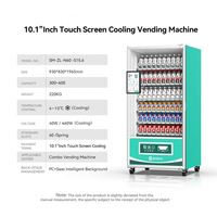 Máquina expendedora eficiente de alimentos sin efectivo Gcash, máquina expendedora de aperitivos y bebidas y aperitivos con pago sin efectivo moderno