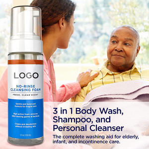 Nhãn Hiệu Riêng Nhà Và Bệnh Viện Chăm Sóc Mousse Khô Làm Sạch Bọt Không Rửa Rửa Cơ Thể Và Dầu Gội Đầu - Product Image 2