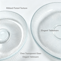 Plateau de présentation en verre blanc transparent avec couvercle, écologique, adapté à la décoration de table de mariage et à la décoration intérieure, personnalisable