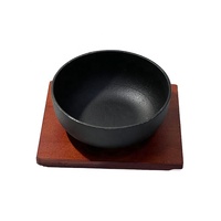 Grands bols à riz coréens en fonte épaisse, écologiques et professionnels, pour les fêtes, bols ronds en pierre pour servir des bibimbap, bols de service pour restaurants