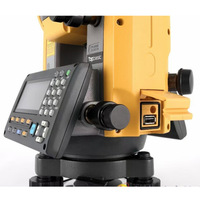 Estación Total Electrónica Topcon GTS 2002 con Aumento de 30x, Sin Prisma, Alcance de 400m para Topografía y Diseño de Carreteras