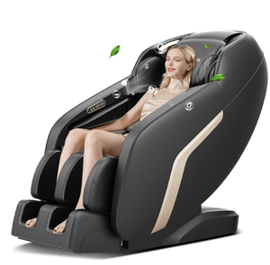 Modern Soft Zero Gravity Shiatsu Massage Chair with Full Body <b>Recliner</b> SL-Track Bluetooth Speaker - Product Image 1