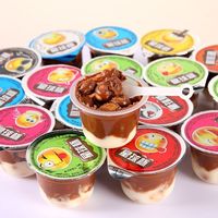 Prix usine en gros multicolore composé chocolat Sandwich Biscuit baril 1000g petite tasse collations pour enfants