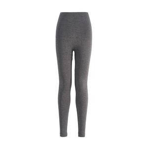 Collants chauds et amincissants à taille haute pour l'automne 2025, en spandex/nylon/coton, effet push-up, doux, gris - Product Image 4