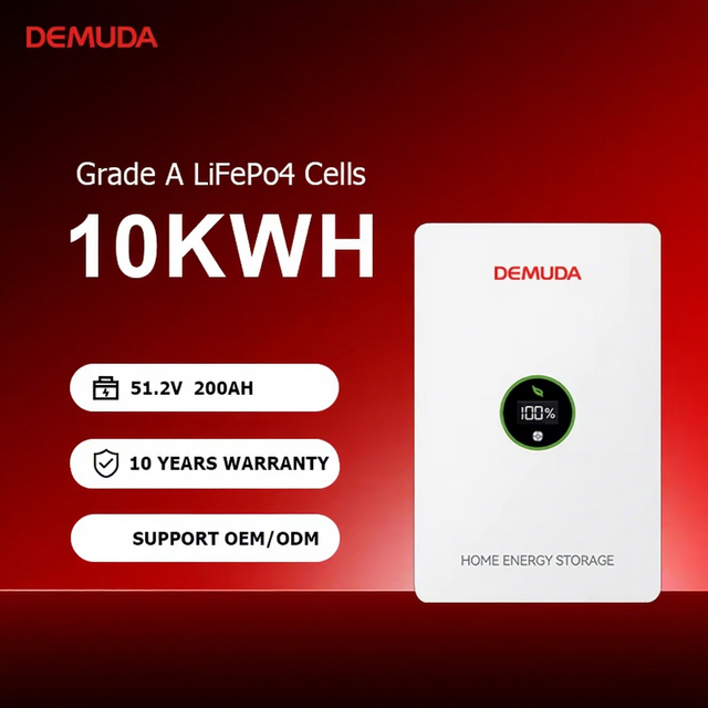 10kwh Lifepo4 Lithium 51.2v  Power Wall Battery Solar Energy Storage System Back up Pack Batteries Solaire Home Power Battery