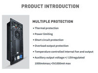 Équipement audio professionnel carte amplificateur de haut-parleur actif classe D 1200W module amplificateur DSP