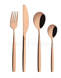 fábrica de guangzhou cocina hotel de oro de plata <span class=keywords><strong>cuchillo</strong></span> cucharas <span class=keywords><strong>y</strong></span> tenedores de acero inoxidable cubiertos vajilla conjunto - Product Image 5