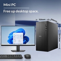 Ordinateur de bureau Dell QVT1260 à prix abordable avec processeur Core i3/i5/i7 de 13e génération, 8 Go/16 Go/32 Go de RAM, 256 Go/512 Go/1 To