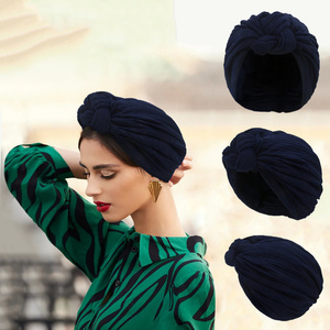 Gorro elegante <span class=keywords><strong>para</strong></span> la cabeza <span class=keywords><strong>para</strong></span> mujer, turbante con nudo grande <span class=keywords><strong>para</strong></span> fiesta de boda, venta al por mayor, <span class=keywords><strong>para</strong></span> mujer, en el día de hoy - Product Image 1