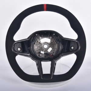 Customized Carbon Fiber <strong>Steering</strong> <strong>Wheel</strong> for Toyota <strong>GR</strong> Supra A90 A91 2020-2024 Perforated Leather Racing <strong>Wheel</strong> - Product Image 3