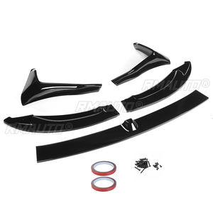 F80 <b>Car</b> Front Bumper Spoiler Lip <b>Diffuser</b> Body Kit + Side Splitter Aprons Guard Protector <b>for</b> BMW F80 M3 F83 F82 M4 2015-2020 - Product Image 3