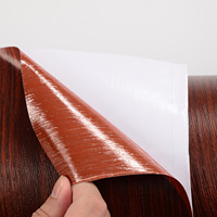 Vinilo Adhesivo con Efecto Madera Brillante para Muebles, con Tecnología Air Release y Sin Burbujas, para Escritorios de Oficina, Renovación de Interiores de Autocaravanas, Envío Rápido
