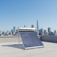 Calentador de Agua Solar con Tubos de Vacío Sin Presión