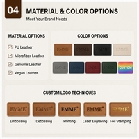 Étiquettes de vêtements personnalisées de haute qualité, formes et couleurs personnalisables, logo personnalisé, pour vêtements, jeans, vestes, sacs