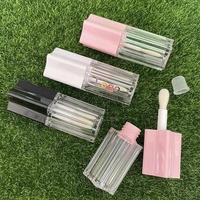CY830 LZ Pack – Tubes de gloss liquide 5ml avec applicateur étoile à cinq branches, noir, blanc, rose, personnalisables avec votre marque privée