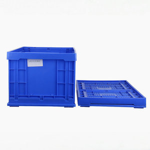 Plastic Storage Container Food Bread Folding Storage Plastic Crate Plastic Grape Box Crate