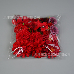Kit de materiales de flores artificiales Dongchen Crafts, flores de seda para sombreros, mochilas, cajas decorativas, horquillas para el cabello, accesorios para bodas, decoración del hogar - Product Image 4