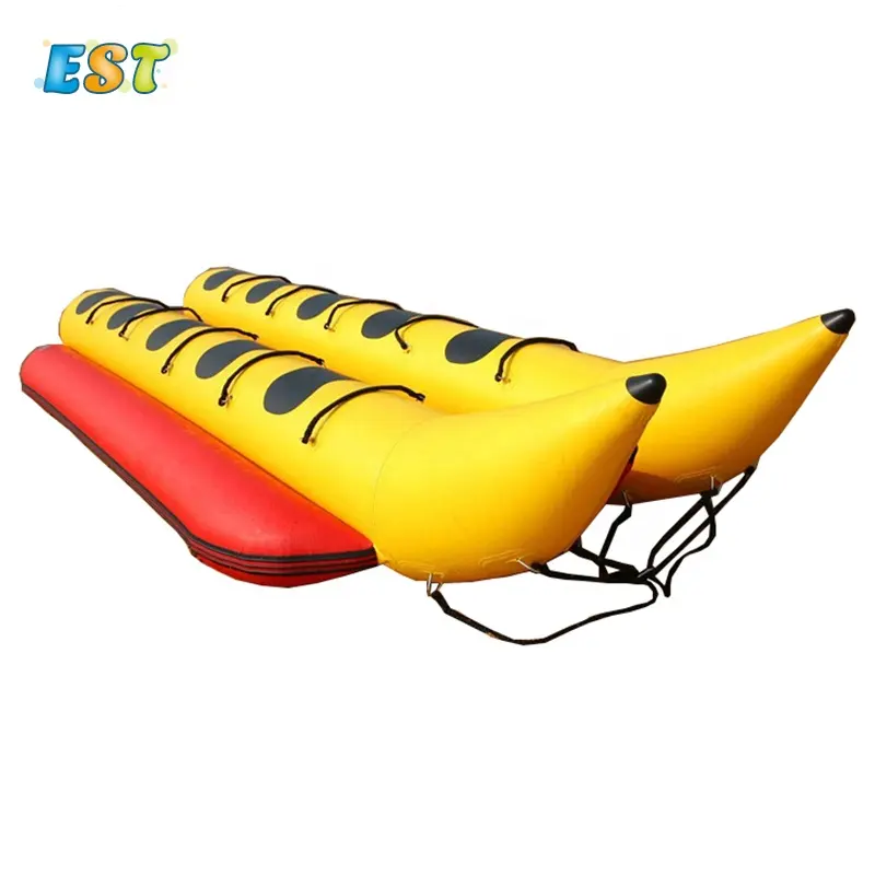 Inflatable Banana Water Fish Boat Repair Kits Aqua Double Tubes Water Sports East Sports 40 for Free and Air Pump for Sale PVC