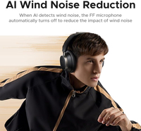 Casque audio sans fil Ugreen HiTune Max6 HP206 circum-auriculaire avec ANC, traduction IA, audio haute résolution LDAC et suppression du bruit