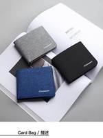 Dompet Kulit PU Tahan Air dengan Penutup Terbuka dan Bordir untuk Unisex dengan Harga Bagus