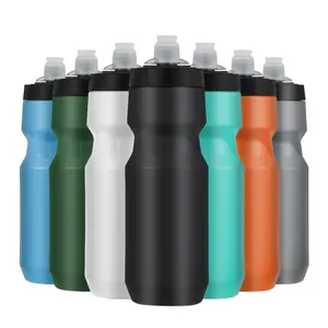 Custom Logo Leak Proof Reusable Bpa Free Sports Squeeze Bicycle Mountain Bike Cycling Bidon Water Bottle