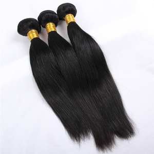 Achetez des extensions de cheveux humains brésiliens bouclés naturels, double trame, Remy, sans nœuds, sans perte de cheveux, tissage de cheveux - Product Image 3