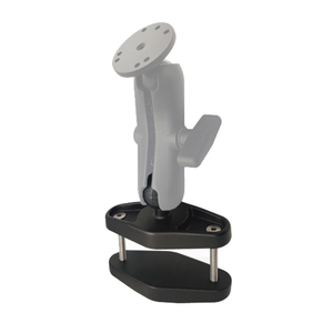 Soporte <span class=keywords><strong>de</strong></span> tubo cuadrado <span class=keywords><strong>de</strong></span> 1.5 pulgadas para tableta, para montaje en horquilla <span class=keywords><strong>de</strong></span> montacargas, con <span class=keywords><strong>base</strong></span> <span class=keywords><strong>de</strong></span> bola para poste cuadrado y mango para soporte <span class=keywords><strong>de</strong></span> tableta - Product Image 5