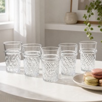 Verre à shot moderne OEM ODM en verre cristal 128 ml, personnalisation du logo et impression sur mesure pour le brandy, le vin et la bière